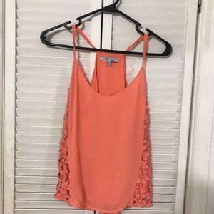 Coral Blouse w/ design on side